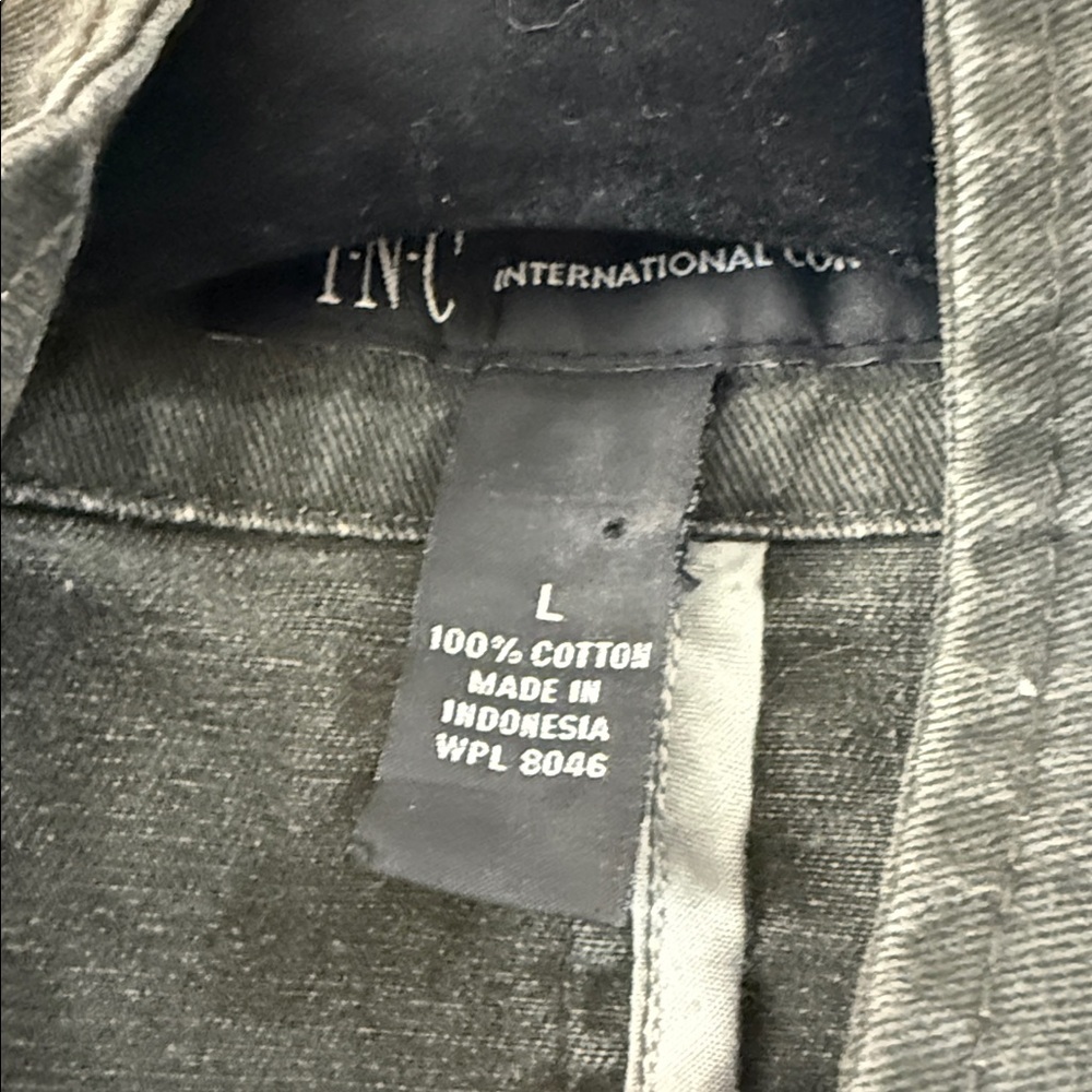 INC International Concepts Men's Black Military Field Jacket - Picture 2 of 4